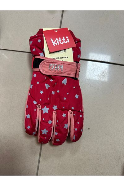 Kitti قفازات ثلج مقاومة للماء، قفازات ثلج من الصوف، 9-15 سنة