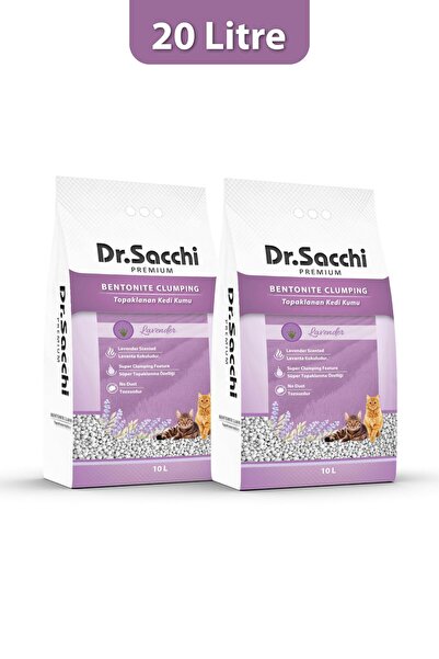 Dr. Sacchi Dr.sacchi Lavanta Kokulu Bentonit Kedi Kumu 10 Lt 2 Ad