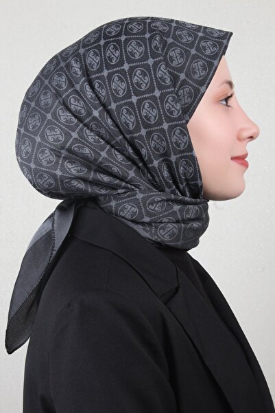 Pierre Cardin Pamuklu Eşarp 4105-5 Füme