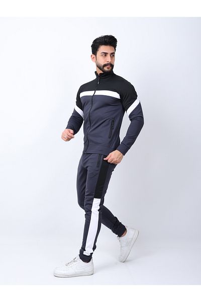 MERTEX Ανδρικό καπνιστό ύφασμα κατάδυσης Ψηφιακή εκτύπωση Σετ φόρμας με φερμουάρ