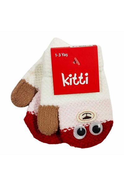 Kitti 1-3 Years Old Baby Knitted Glove Girl