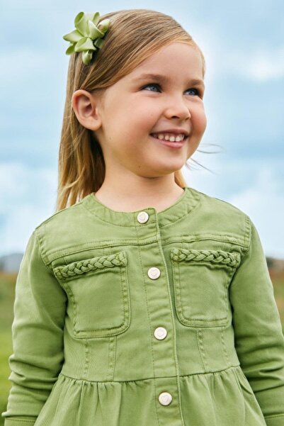 MAYORAL سترة بناتي من الدنيم الملون لعمر 3-9 سنوات 3473 أخضر