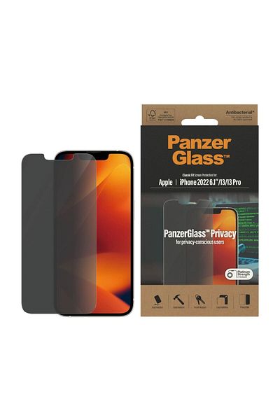 PanzerGlass واقي شاشة ايفون 14 - الخصوصية
