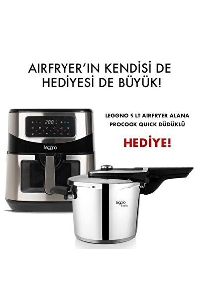 Leggno Pro Aır Fryer Quıck Düdüklü Tencere