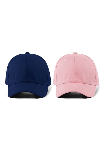 QUATEX Dark Blue - Pink Sports Cap Unisex Adjustable with Velcro Back a Quality Product