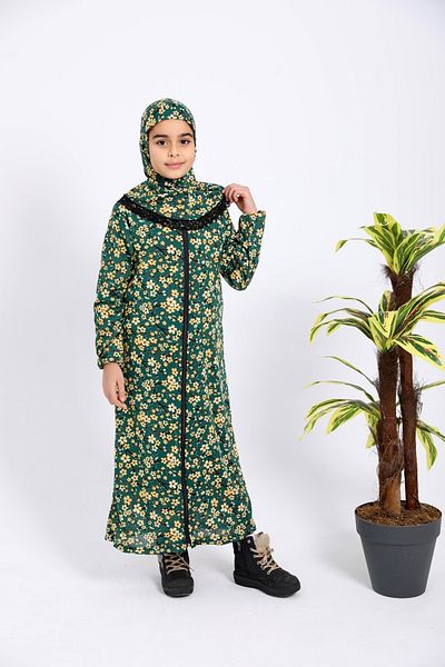 Kutay Collection Φόρεμα προσευχής με σχέδια για κορίτσια
