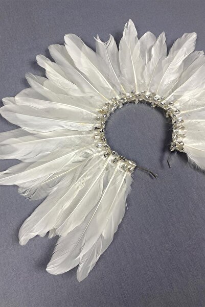 Hayalperest boncuk Accesoriu pentru coroana de henna de mireasa Dali Feathere...