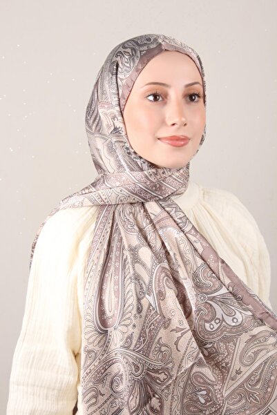 ARMANDA Linda Etnik Desen Şal 1717-18 Toprak