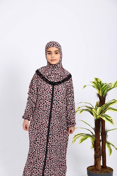 Kutay Collection Rochie de rugăciune cu model pentru fetiță