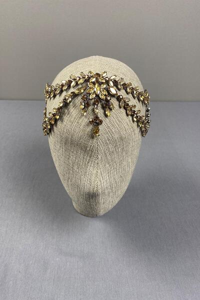 ESPEREST Accesoriu de păr Henna de mireasă cu pietre Sultan