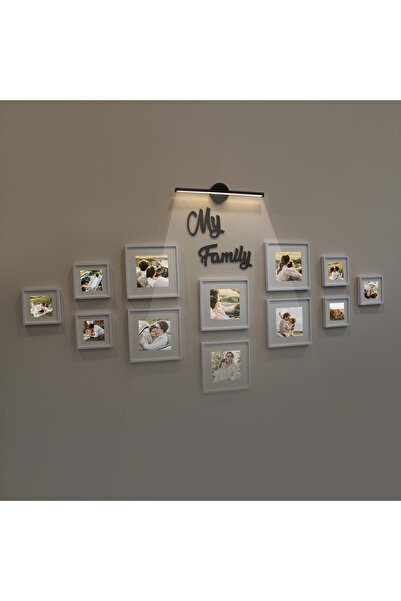 Nobbystar Sök-Tak Beyaz Işık Yapışkanlı Pilli Led Aplik 38cm