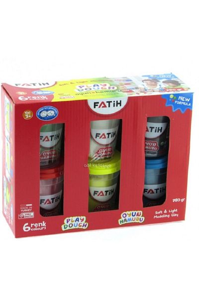 Fatih Play Dough - 780 gr 6 Color Set
