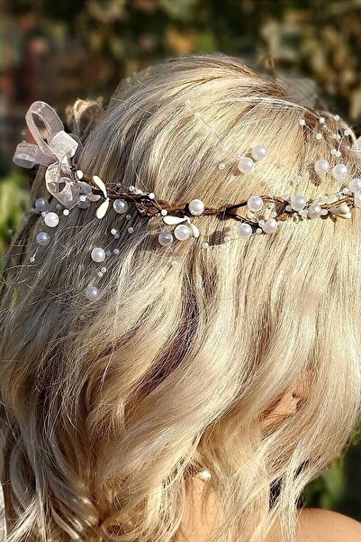 Limelia Floare de orhidee personalizată, coroană pentru domnișoare de onoare ...