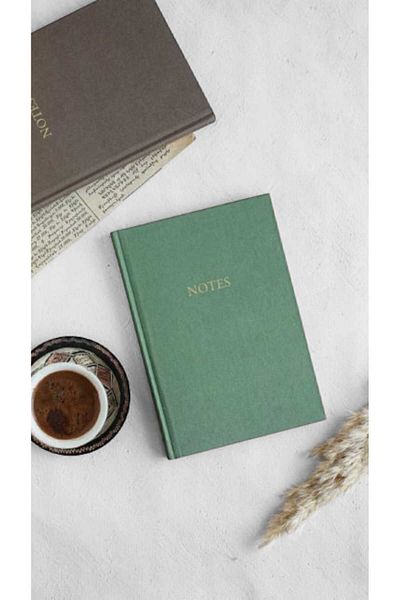 hiddenpaperco Cloth Lined Unlined Notebook 13