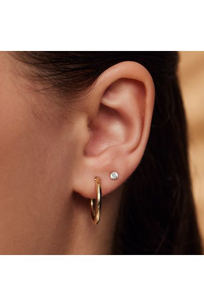 Beloro Jewels La Rinascente Damen Creolen Gold Bo360016
