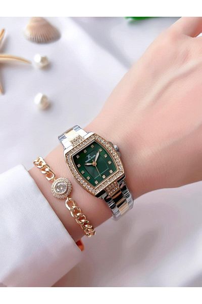 Daniel Klein Steel Band 30 Mt Water Resistant Women's Wrist Watch+Bracelet Bfg.13784X6
