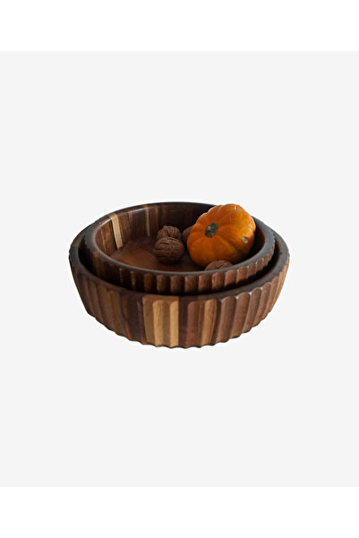 did homeware Did Magnes Set of 2 Wooden Bowl