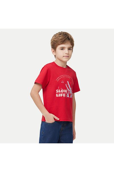Giordano Junior Latter Print Tee
