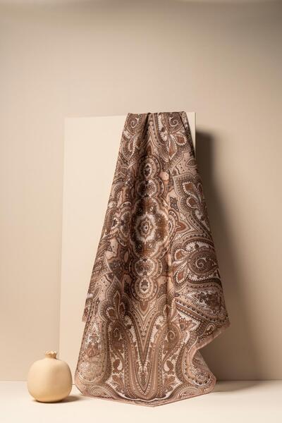 JAWEL Дамски мек шал с етнически шарки