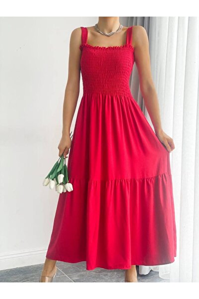 FancyWorld Ежедневна рокля Gipelli с презрамки, тъкана вискозна материя, 135 см