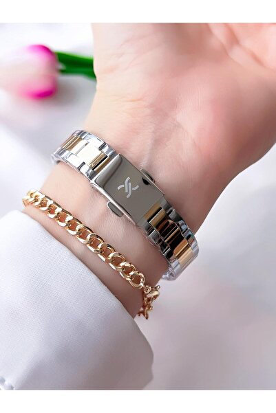 Daniel Klein Steel Band 30 Mt Water Resistant Women's Wrist Watch+Bracelet Bfg.13784X3