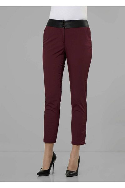 TRENDTESETTÜR Women's Burgundy (K.BORDO) 7914 Trousers