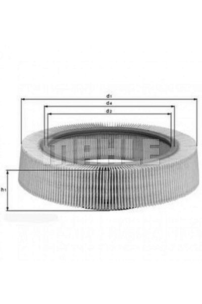 MAHLE Air Filter Mercedes M103 190 W201 86 93 Gnzrz