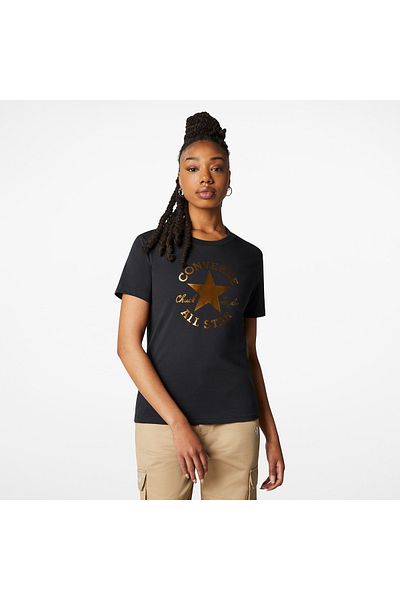converse Chuck Taylor Patch Women's Black T-Shirt