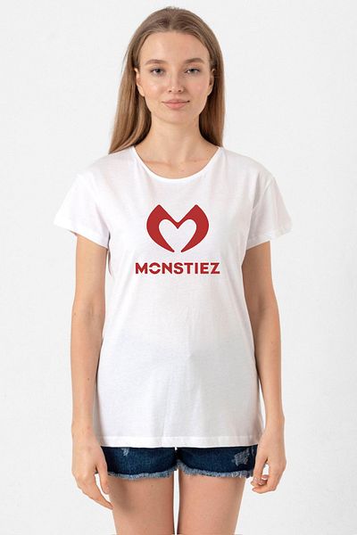 Tshirthane Babymonster Monstiez White Women's Crew Neck Tshirt