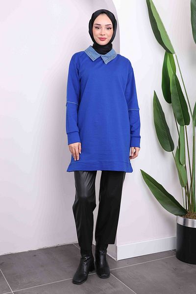 İmajButik Saks Blue Collar Stone χιτώνας με δύο κλωστές
