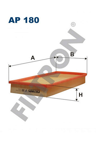 Filtron Air Filter Mitsubishi Carisma 1600-Volvo S40 99-03 V40 99-04 169X343X35 Gnzrz