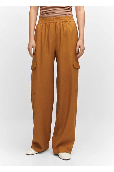 MANGO Woman Loose Cargo Pants