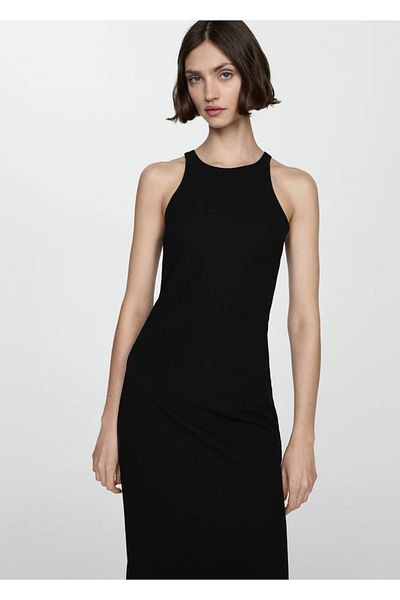 MANGO Woman Opened midi dress