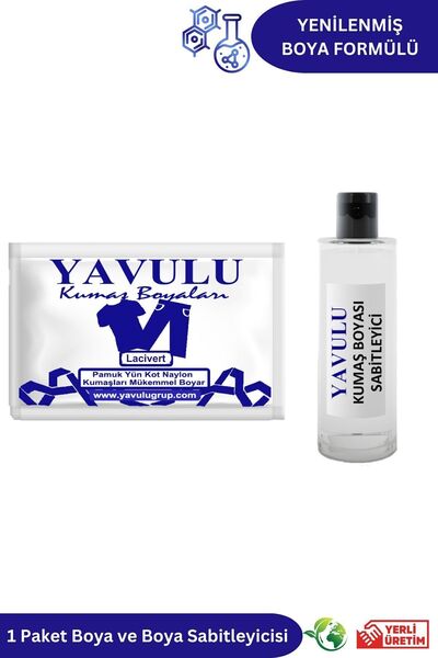 yavulu Lacivert Kumaş Boyası / Tekstik Boyası / Giysi Boyası / Toz Kumaş Boya...