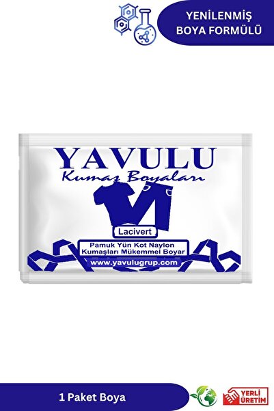 yavulu Lacivert Kumaş Boyası / Tekstik Boyası / Giysi Boyası / Toz Kumaş Boya...