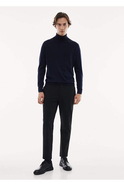 MANGO Man Rollkragenpullover aus 100 % Merinowolle