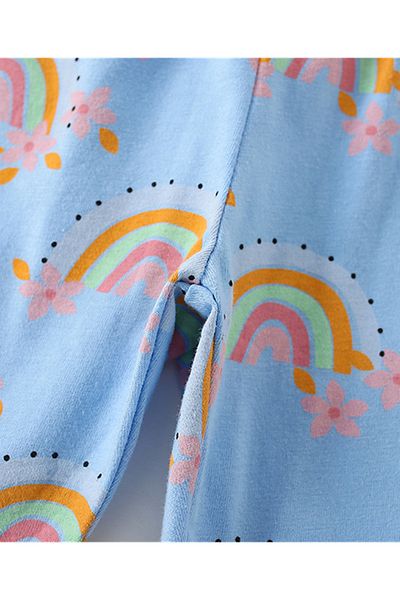 SAPS Rainbow  T-Shirt & Shorts/Co-ord Set  - Blue