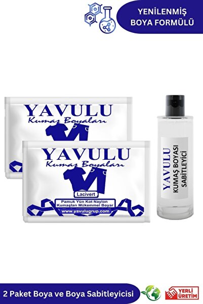 yavulu Lacivert Kumaş Boyası / Tekstik Boyası / Giysi Boyası / Toz Kumaş Boya...