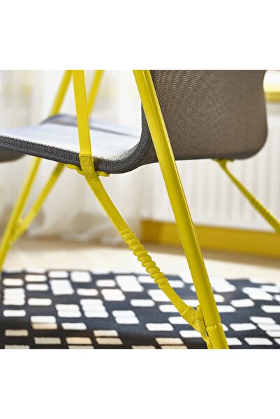 IKEA oyuncu koltuğu, gri-parlak sarı