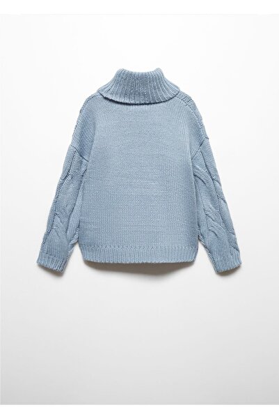 MANGO Kids Boğazlı örgü kazak
