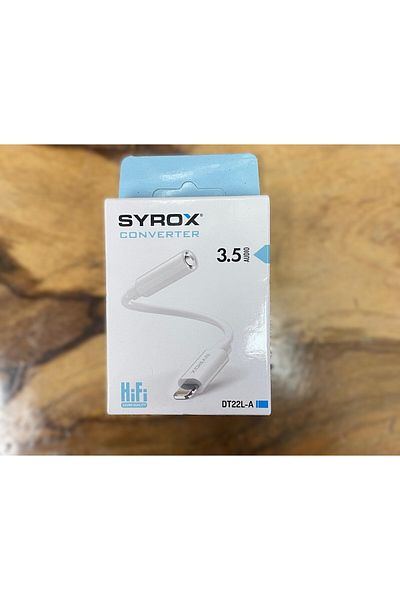 Syrox iPhone Compatible Wired Headphone Converter Lightning To Headphone Jack Aux Converter