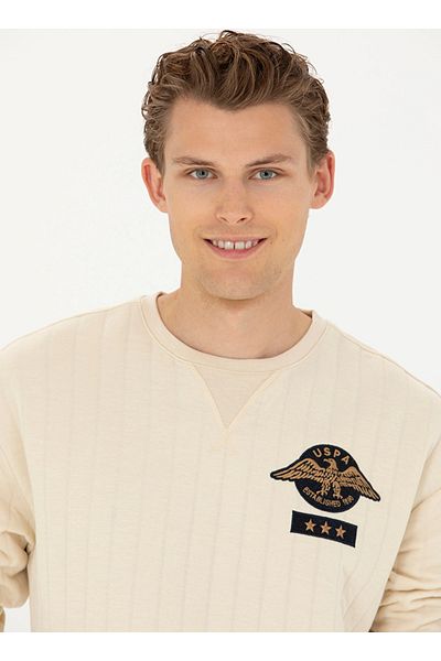 U.S. Polo Assn. Η.Π.Α. Polo Assn. Ανδρικό φούτερ με λαιμόκοψη - KURES DMLS