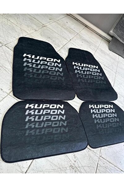 TUNİNG KUPON  BASKILI KAUÇUK TABAN PASPAS TAKIMI