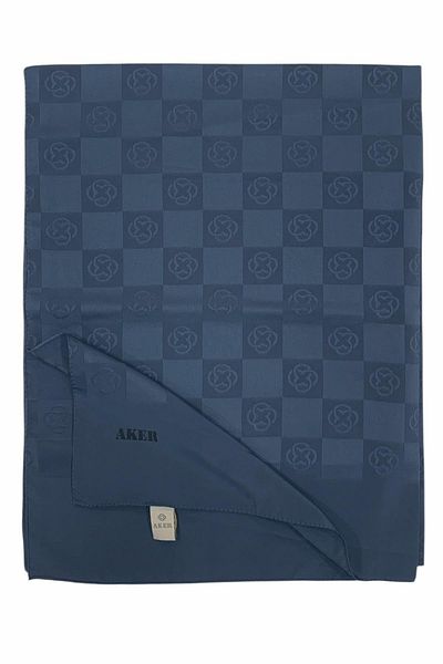 Aker Νέο σάλι με μοτίβο σκακιέρας - Indigo 923