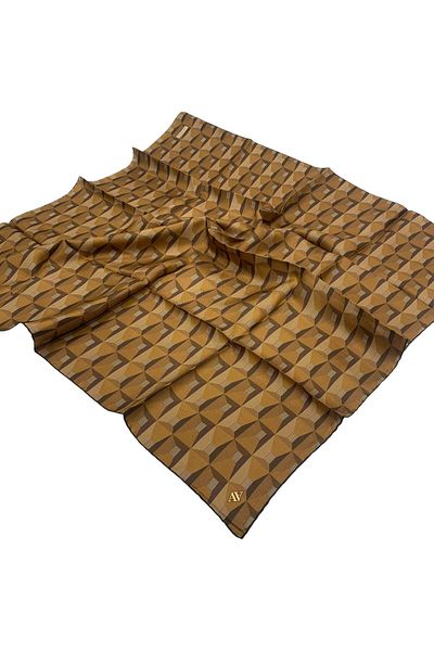 Armine Eșarfă de mătase de iarnă 2025 - 9204-31 Copper Twill