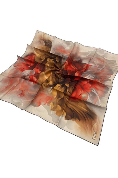 Armine وشاح حريري شتاء 2025 - 9244-05 نسيج قطني طويل