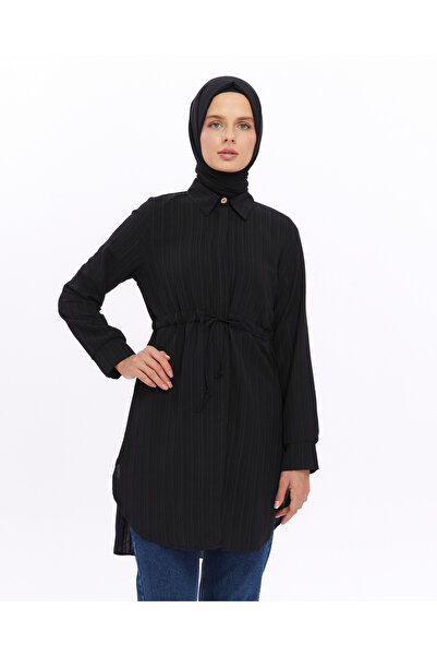 BRN Τούνικ Boyfriend Hijab με κορδόνια και κορδόνια στη μέση