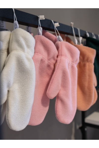 Petit Boom Bebek Polar Eldiven Pembe