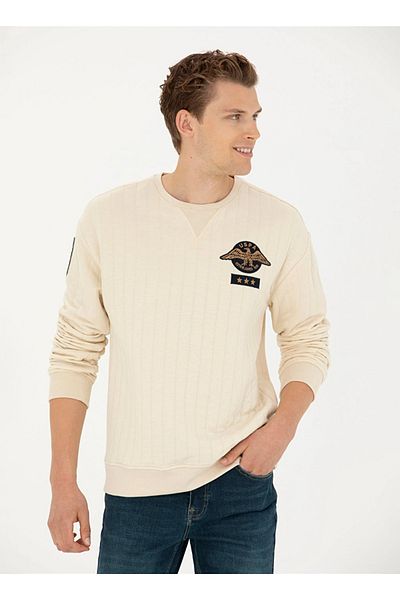 U.S. Polo Assn. Η.Π.Α. Polo Assn. Ανδρικό φούτερ με λαιμόκοψη - KURES DMLS