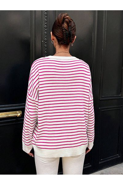 Get Crazy simit collar v model sweater